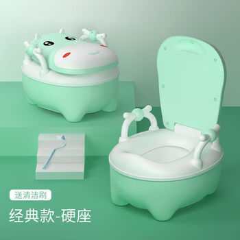 儿童坐便器婴儿马桶男宝宝小孩家用可爱女孩如厕训练尿尿专用奶牛款