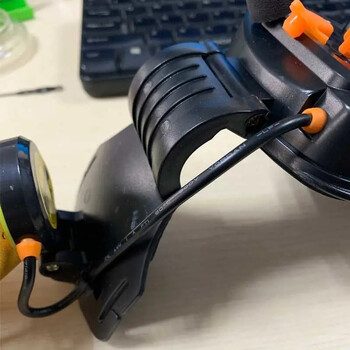 紫级魔瞳头灯配件矿灯头戴式脑后式多功能diy手工通用配件 头顶灯一体