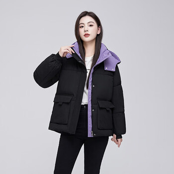 雅鹿官方自营旗舰店正品羽绒服女短款2023新款加厚时尚保暖小个子冬季