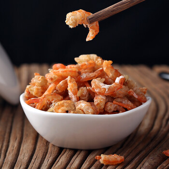 金钩海米干货500g淡干虾米无盐开洋北海大干虾皮海鲜特产海捕中号金钩