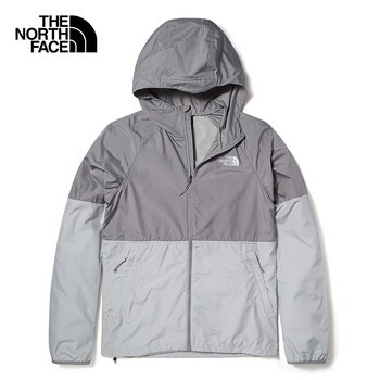 北面(The North Face)薄风衣男户外休闲外套运动轻薄长袖皮肤衣 JK3 L
