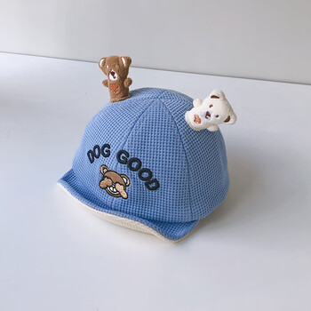 婴儿帽子秋冬季鸭舌帽男女宝宝冬天可爱超萌老虎搞怪儿童棒球帽潮 天