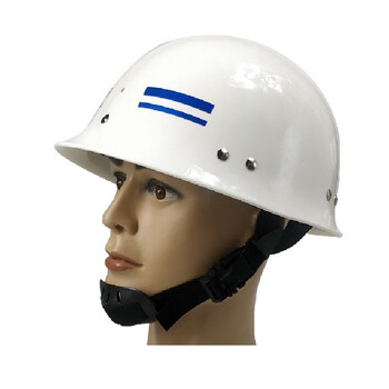 勤务执勤头盔户外巡逻全盔战术防护钢网防暴头盔 白色pc盔(无徽无字)