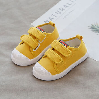 枫康儿童帆布鞋春秋新款男童板鞋女童小白鞋宝宝小孩鞋子幼儿园小童鞋