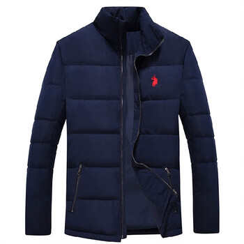 美国品牌 经典保罗男士夹克2022秋冬季立领新款加厚加棉抗寒外套polo