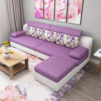 紫色沙发客厅搭配图片图片