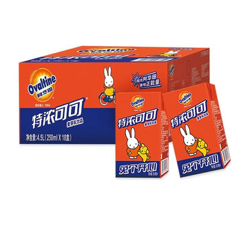 阿华田阿华田特浓可可早餐奶250ml18盒整箱儿童营养牛奶巧克力饮品18