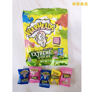 食品饮料>休闲食品>糖果>硬糖>可局>可局美国弹头酸糖warheads硬糖果