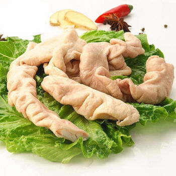 猪大肠新鲜猪大肠预煮6成熟免洗少油冷冻猪生肥肠批发1斤起肥肠2斤装