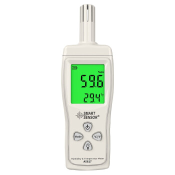 希玛 AS817 温湿度计手持式迷你温湿度检测仪高精度数显电子温度计湿度计