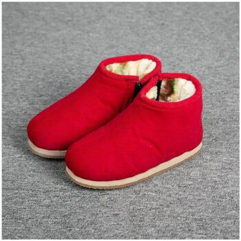 贤语抱鸡母鞋农村传统棉鞋冬季手工女防滑保暖月子鞋居家妈妈鞋中老年