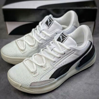 慕幕男鞋库兹马clydehardwood减震耐磨轻便网面篮球鞋ins潮鞋子a56白