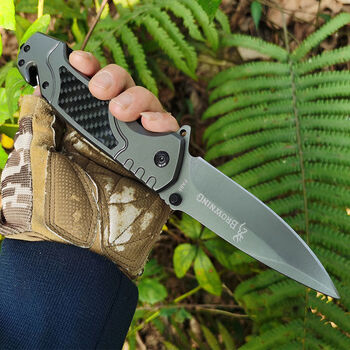 匕手特种 户外防身折叠刀特战军刀高硬度刀具便携随身锋利野外求生刀