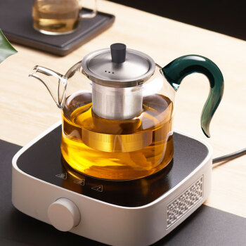 友客（YOUKE）茶壶玻璃茶具750ml 大容量过滤煮茶器办公养生泡茶壶 家用加厚耐热玻璃壶 G392