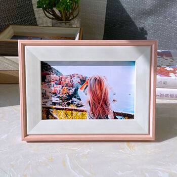 洗照片批发相框摆台56781012寸18寸a4挂墙相片框简约创意生动粉白放7