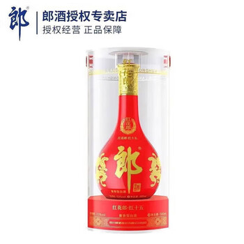 郎酒 红花郎15 53%vol 酱香型白酒 500ml 单瓶装