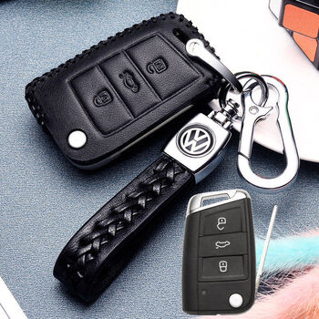 2022款大众宝来车钥匙套19/20/21款宝来传奇钥匙包男女扣 b款黑色新