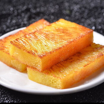 茶楼点心大笑椰汁黄金糕蜂窝糕早茶点心蒸糕传统糕点南洋风味450g 300