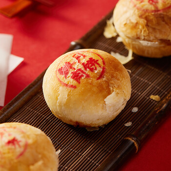 中秋月饼 沈大成鲜肉月饼生胚 上海特产酥皮咸味月饼 【熟制】冷冻
