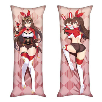 原神胡桃等身抱枕钟离甘雨刻晴动漫周边人偶娃娃长抱枕套安柏枕芯