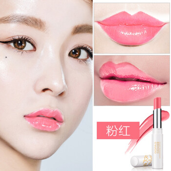 佳品优选高柏诗水润淡彩口红保湿滋润防干裂学生补水透明无色粉红