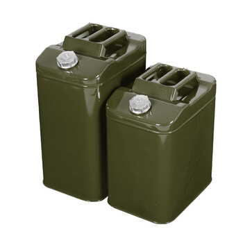 军沃 汽油桶 汽油桶便携 车载备用油桶 车用加厚铁油箱  方型油桶30l