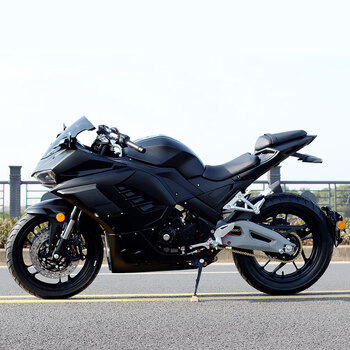 bumengzhe)火牙摩托车跑车双缸水冷400cc带abs大型街跑车趴赛重机车可