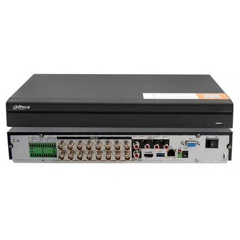 高清16路同轴录像机5混合双硬盘位大华模拟网络dh-hcvr5216an 黑色