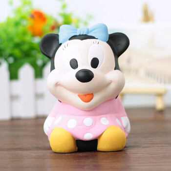 新款儿童涂色石膏娃娃模具彩绘存钱罐陶瓷涂鸦白胚陶瓷玩具 乳白色 女