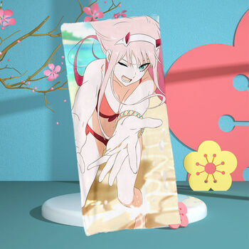 darling in the franxx动漫毛巾国家队02洗脸面巾二次元浴巾定制 7 50