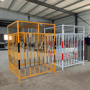 工地电箱防护棚围栏一级二级临时配电箱栅栏防护栏镀锌建筑隔离栏1x1