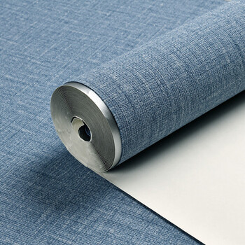 鹿皮绒3d软包电视背景墙客厅沙发卧室壁纸宝蓝色704仅墙纸宝蓝色704