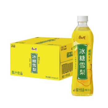 康师傅冰糖雪梨500ml16瓶梨汁饮品饮料量贩整箱装