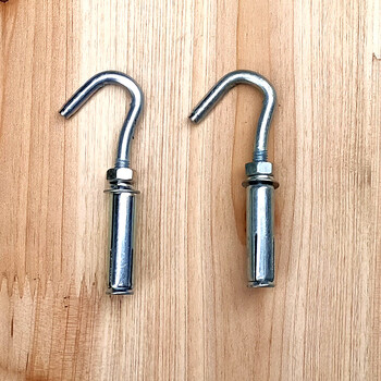 木板石膏板吊顶挂钩水泥漆挂钩上墙钩子五金配件麻绳树枝衣架配件