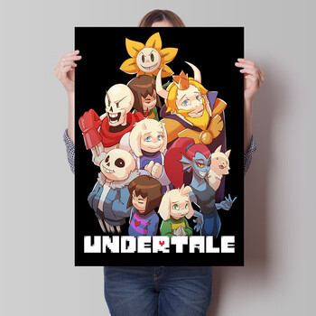 传说之下游戏海报undertale周边sans壁纸宿舍卧室超大墙贴装饰画传说