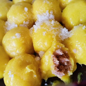 粘豆包东北大黄米粘豆包农家纯手工自然发酵黏糕糯米豆包芸豆馅 东北