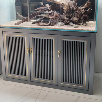 隆成佳茂鱼缸柜 底柜鱼缸底座柜铝合金鱼缸底柜底滤金属地柜封闭型材