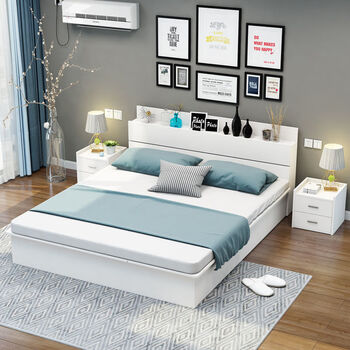 米加厚经济型出租房单人床品尚 床 10cm椰棕垫子 1800mm*2000mm