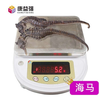 康益强 海马药材干海马一对干货壮阳酒泡酒药材货中药材温肾阳痿肾虚可选一公一母 一公一母(合计大于5g)