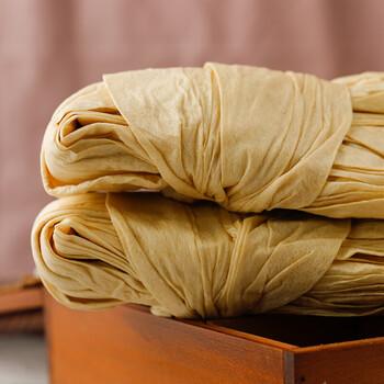 东北特产锦州豆皮烧烤涮锅凉拌麻辣烫卤串油豆皮食材干货素肉400g1袋x