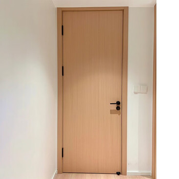 多层全木门原木色实木复合门 实木复合免漆