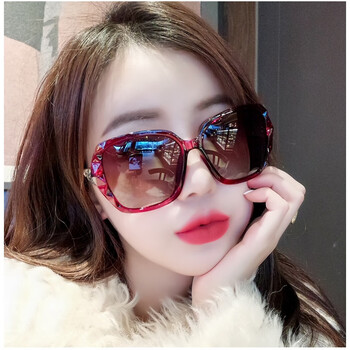 梵登路新款太阳镜女偏光防强光紫外线墨镜新款开车眼镜专用大脸显瘦红