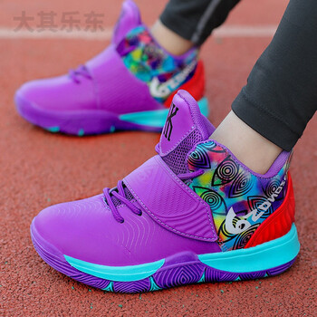 欧文6篮球鞋男童球鞋12中国年13大童男鞋7学生14岁156588紫色41码内长