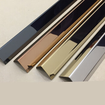 重巡不锈钢直角包边条l型护墙角厨房阳角线金属装饰护角条自粘说明