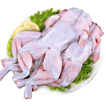 最洽牛蛙生鲜速冻青蛙肉鲜活现杀烧烤食材去皮大牛蛙 2斤【图片 价格 