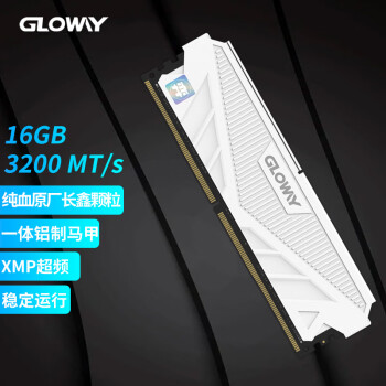 光威（Gloway）16GB DDR4 3200 台式机内存条 天策-弈系列 皓月白 长鑫颗粒 CL16