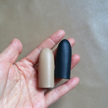 泰瑞格黑色皮手指保护套 断指指套 断指手套 指甲保护套 肤色手指套