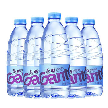 景田 饮用纯净水24瓶整箱瓶装 纯净水360ml*24瓶整箱