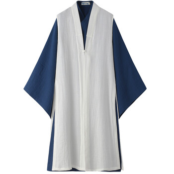 武当山太极道袍新款刺绣太极服男女同款中国风复古休闲表演练功长款