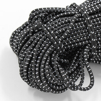 可狄老式圆松紧带高弹力松紧绳裤子衣服橡皮筋儿童黑色细跳皮筋跳绳黑